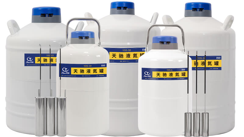 儲存型（xíng）液氮罐（guàn）出廠會配備（bèi）提桶麽