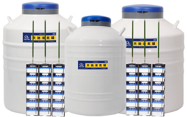 大口（kǒu）徑（jìng）液氮生物容器用多少液氮（dàn）後要添（tiān）加？